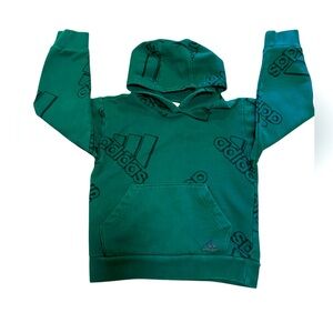 Adidas Graphic Logo Pullover Sweatshirt Boys Size 8 Stylish & Comfortable